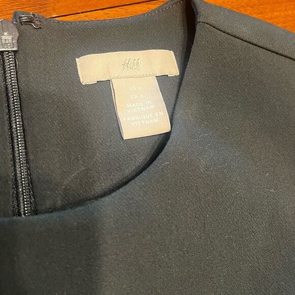 H&M Dress Dark Green Sleeveless Classic Pencil - Picture 6 of 7